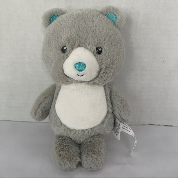Spark Create Imagine Teddy Bear 8" Plush Stuffed Animal Gray Turquoise Walmart - Picture 1 of 7